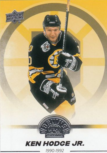 řadová karta KEN HODGE JR. 23-24 UD Boston Bruins Centennial číslo 80